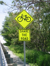 Road Sign near Wabash Trace